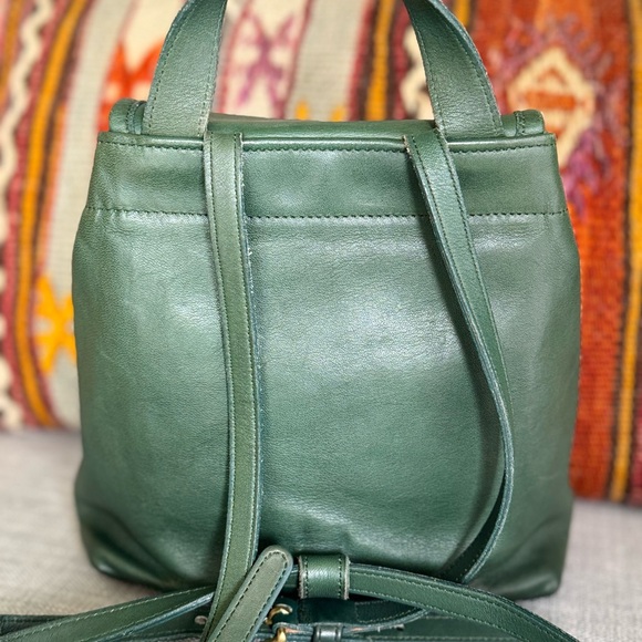Vintage Coach Bantam Bag in Bottle Green 🍀💚🌲 From 1995 | In Excellent Condition - Picture 8 of 11